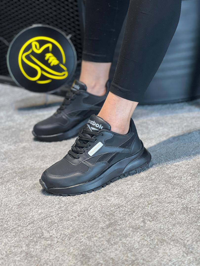 کتونی ریبوک مشکی زنانه مدل کلاسیک