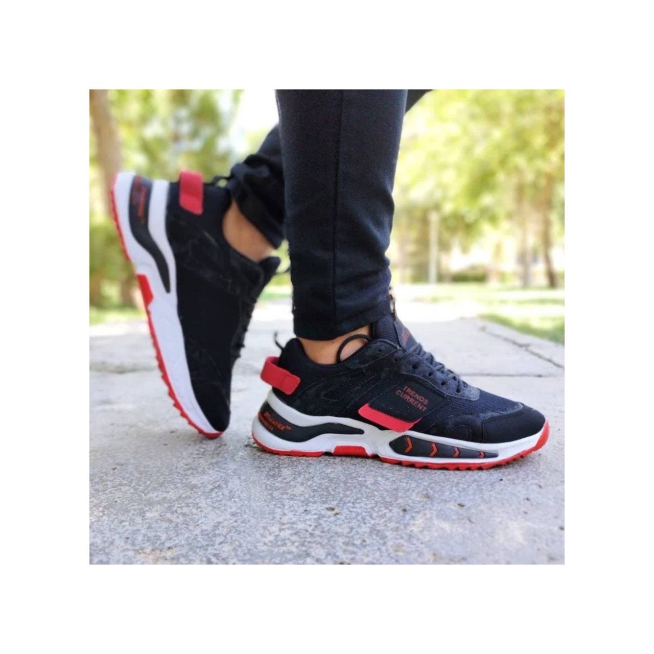 کفش اسپرت کتونی مردانه پسرانه مدل ترند + بند هدیه