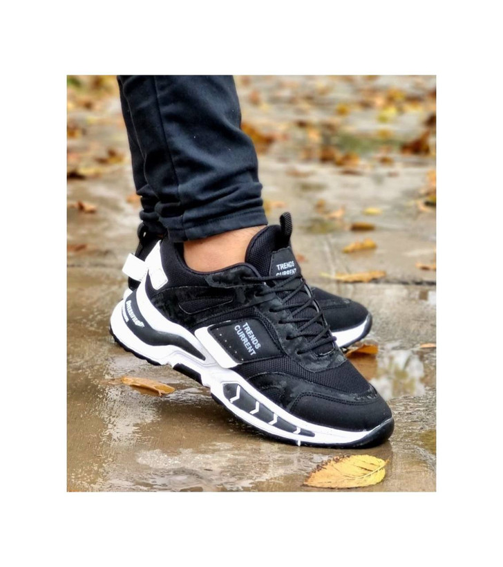 کفش اسپرت کتونی مردانه پسرانه مدل ترند + بند هدیه