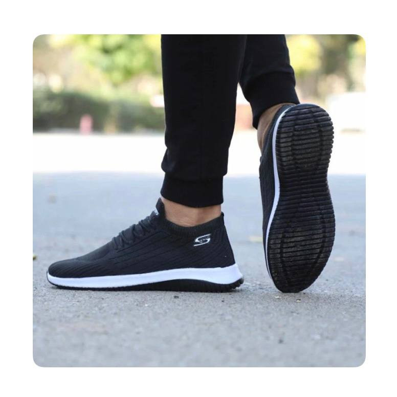 کفش و کتونی بافت اسکیچرز جورابی ست مردانه و زنانه و بچگانه + بند هدیه