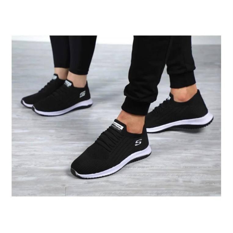 کفش و کتونی بافت اسکیچرز جورابی ست مردانه و زنانه و بچگانه + بند هدیه