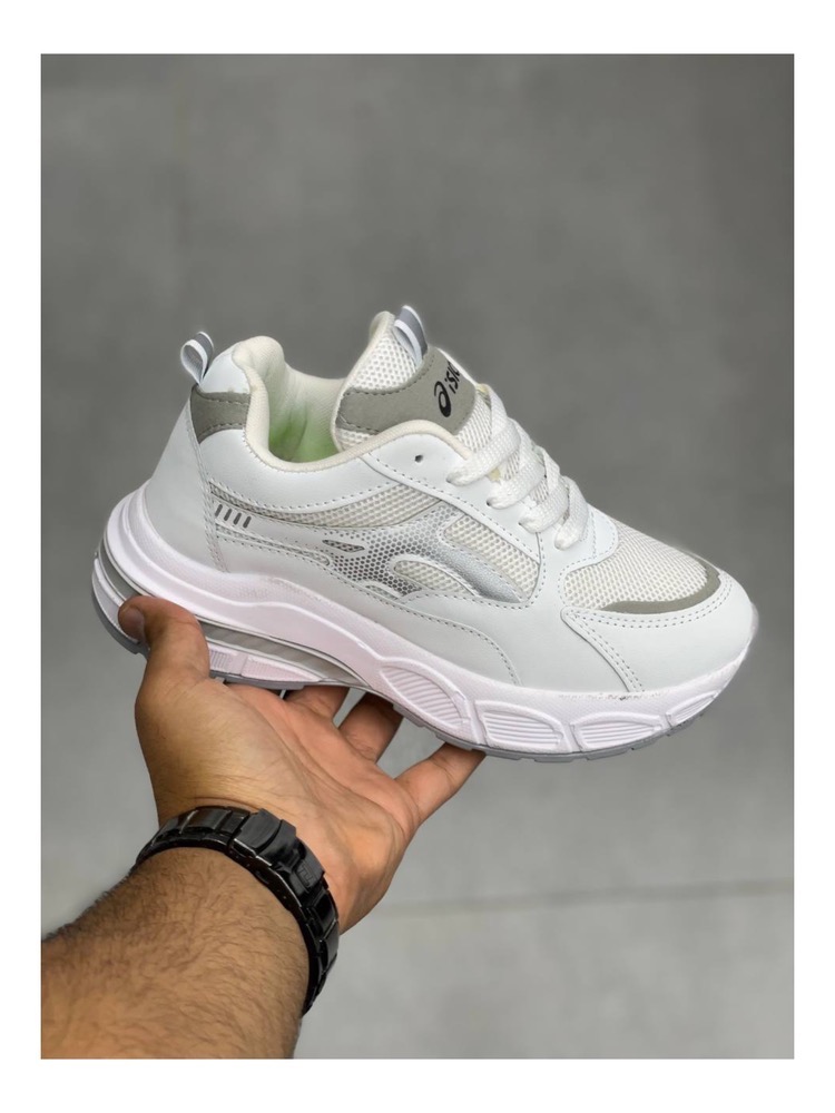 کتونی اسپرت زنانه اسیکس مدل Beige Runner