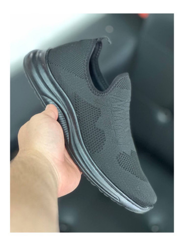 کتونی اسپرت مشکی مدل اسکیچرز جورابی