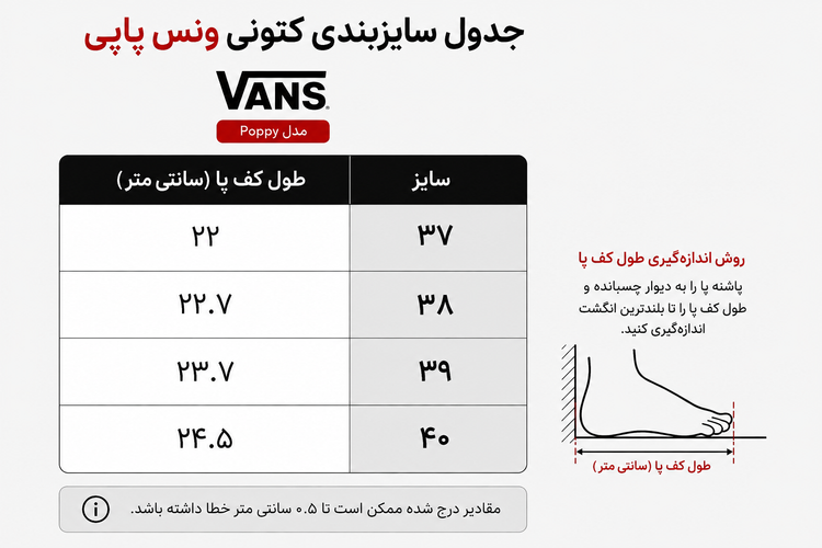 کتانی ونس پاپی